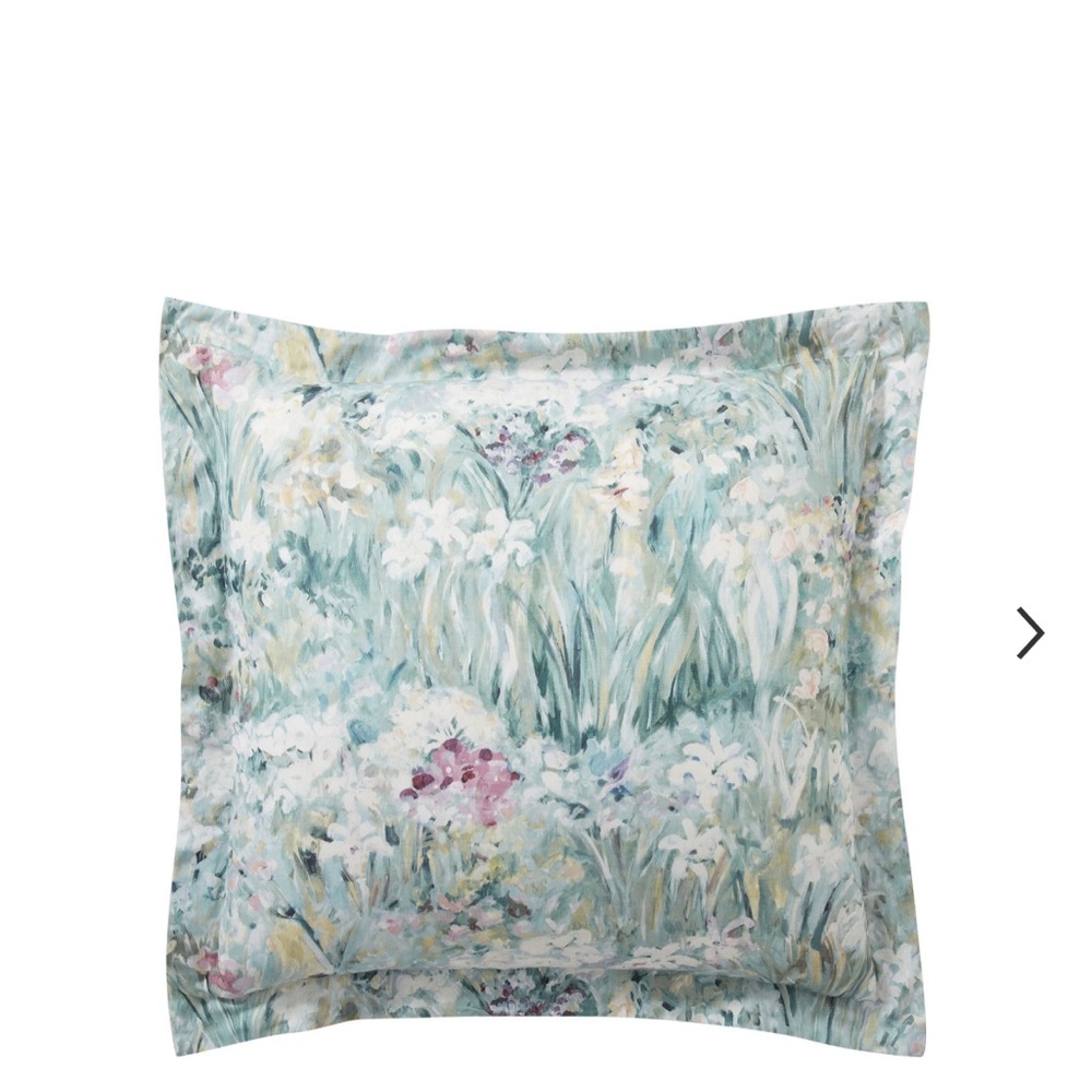 Pottery Barn Giverny Fleur Organic Percale Euro Sham